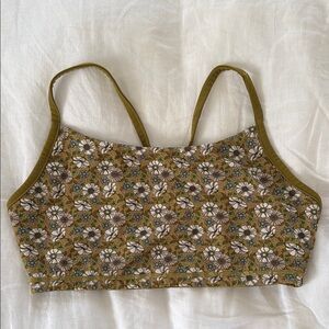 Buffbunny Floral Patterned sports bra